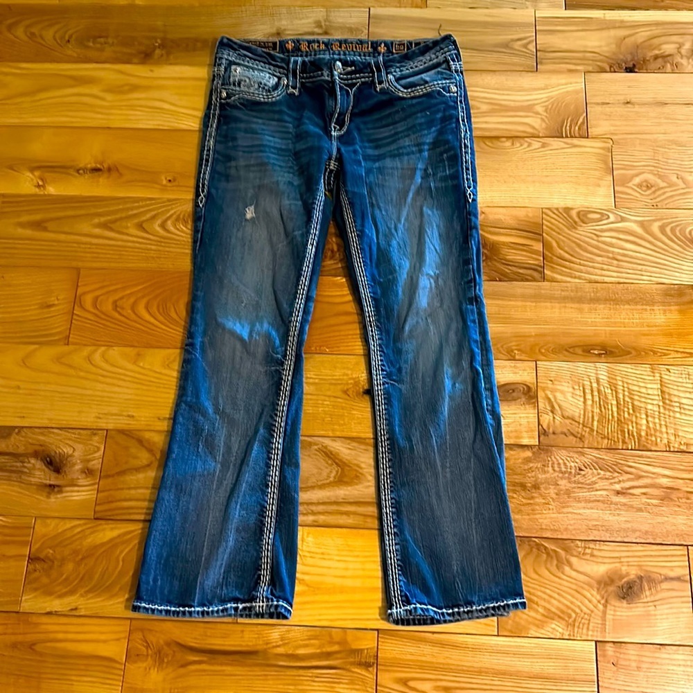 Rock Revival “Parol” Easy Boot Cut Jeans, Sz 29 - Picture 2 of 6